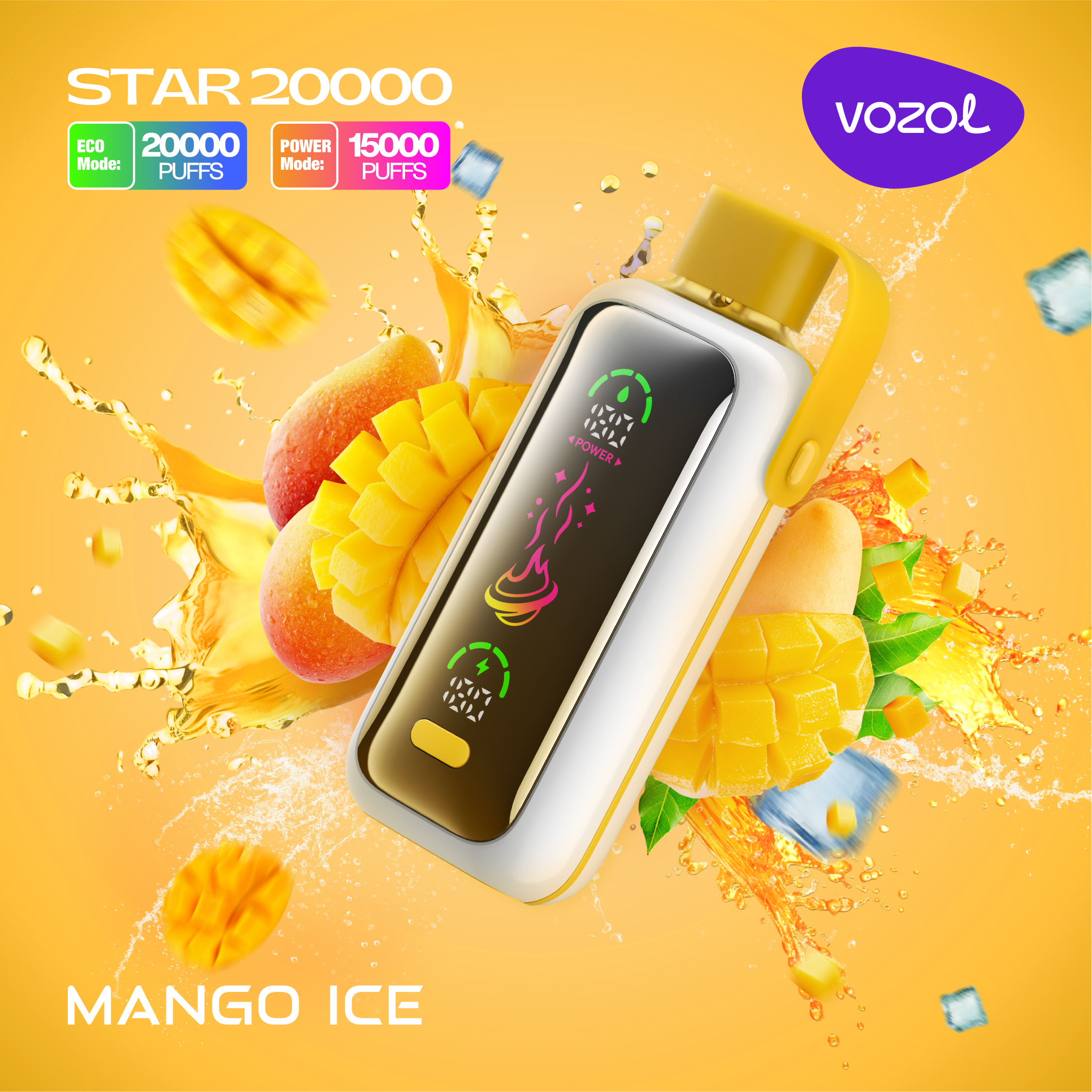 MANGO ICE Vozol Star 20000 Mango Ice - Görsel 1
