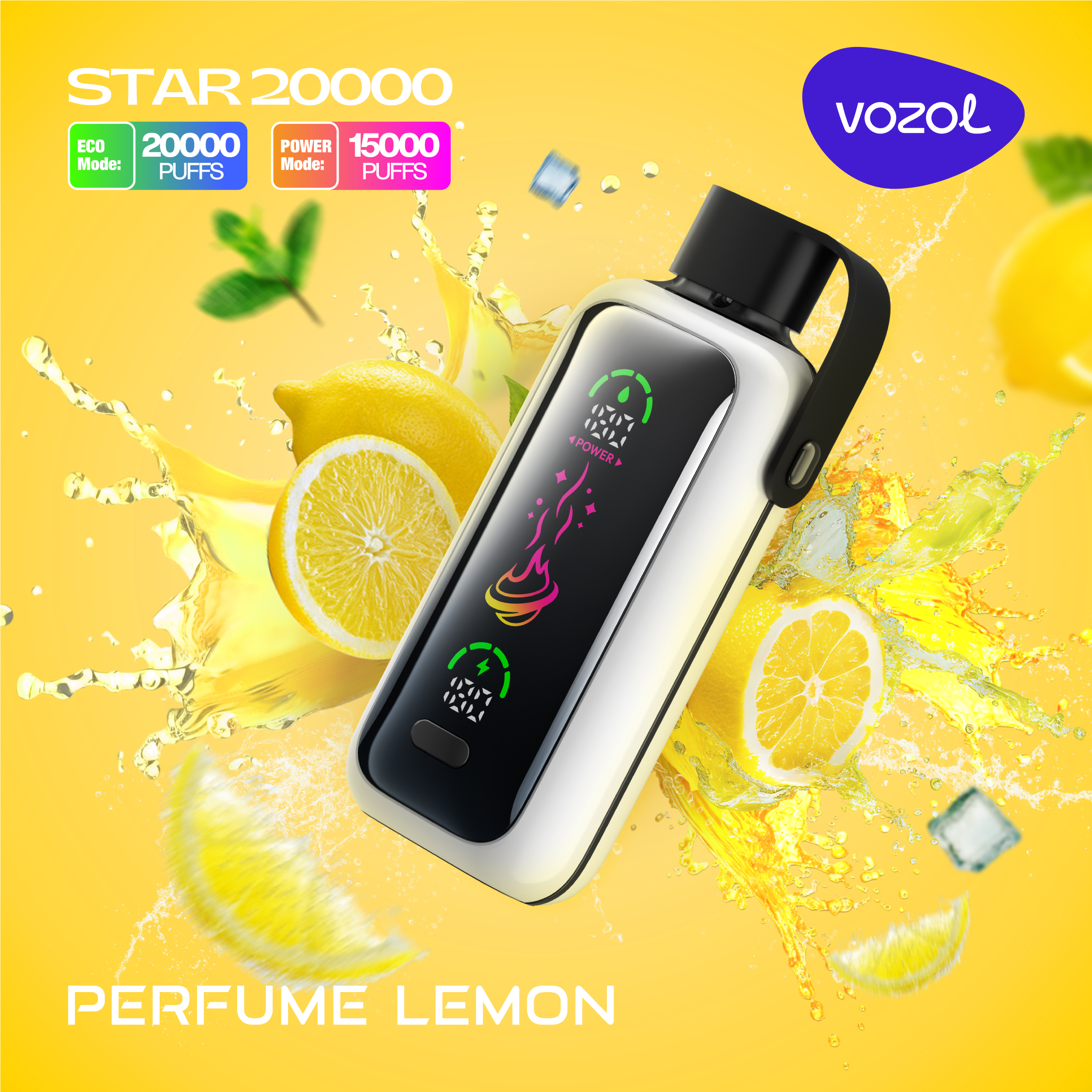 PERFUME LEMON Vozol Star 20000 Perfume Lemon - Görsel 1